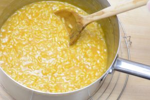 Cooking Pumpkin Risotto