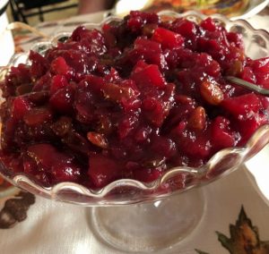 Allergen Free Cranberry Relish Recipe