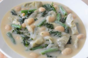 Allergy Friendly Melange Of Artichokes beans And Kale Recipe