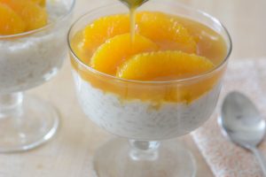 Allergen Free Rice Pudding With Brandied Oranges