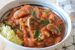 Allergen Free Spaghetti Squash Marinara Recipe