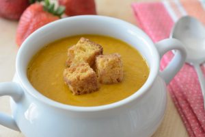 Allergy Friendly Carrot and Strawberry Soup Recipe