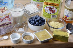 Allergen Free Blueberry Corn Cake Recipe