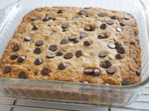 Banana Chocolate Chip Single Layer Cake - Your Allergy Chefs